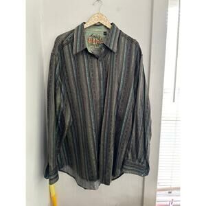 ROBERT GRAHAM Men's Button Front Shirt | Size 3XL